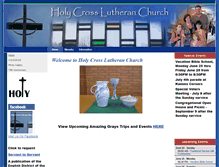 Tablet Screenshot of holycrosslife.org